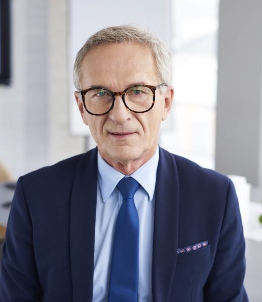 Portrait of confident businessman in conference room